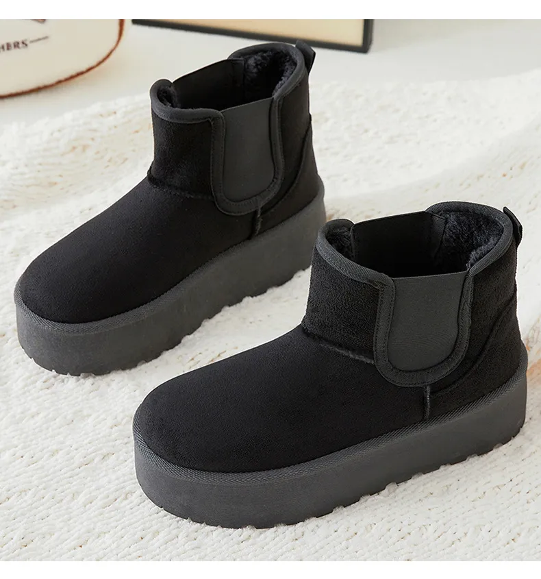 Free Delivery Designer Woman Short Low Cut Wear Resistant And Non Slip Casual Boots_voghion.com