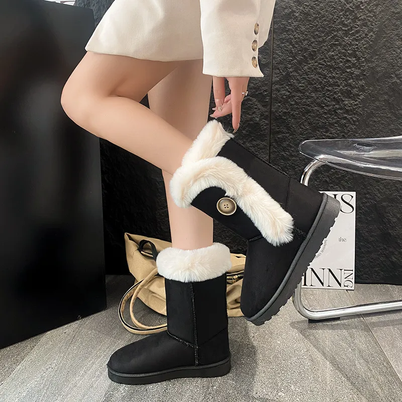 new Free Delivery Designer Woman Fashionable Single With Slim Midsole And Thick Heel Motorcycle Boots_voghion.com