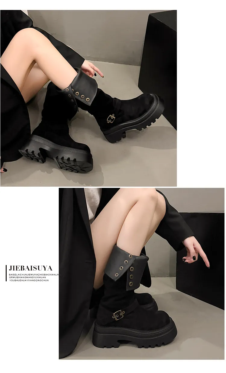 new Free Delivery Designer Woman Martin Comfortable Warm Anti Slip And Wear Resistant Boots_desvips.com