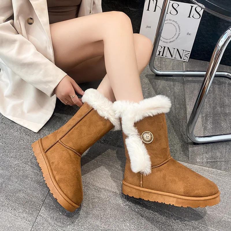 new Free Delivery Designer Woman Fashionable Single With Slim Midsole And Thick Heel Motorcycle Boots_voghion.com