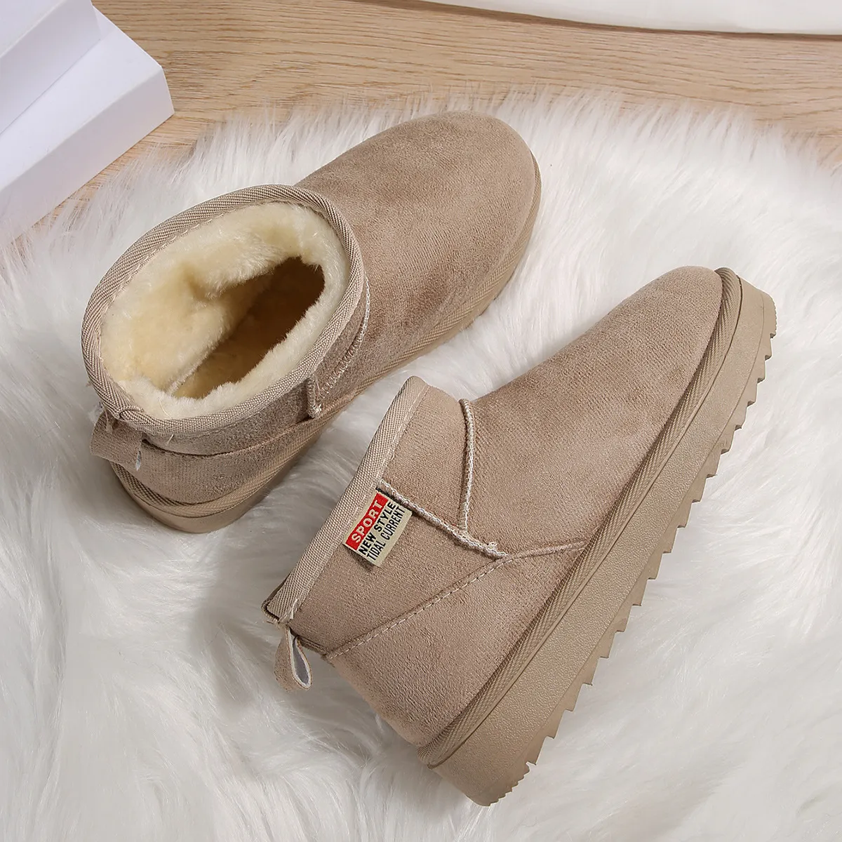 Women's Plush Lined Snow Boots For Winter Comfort And Warmth_voghion.com