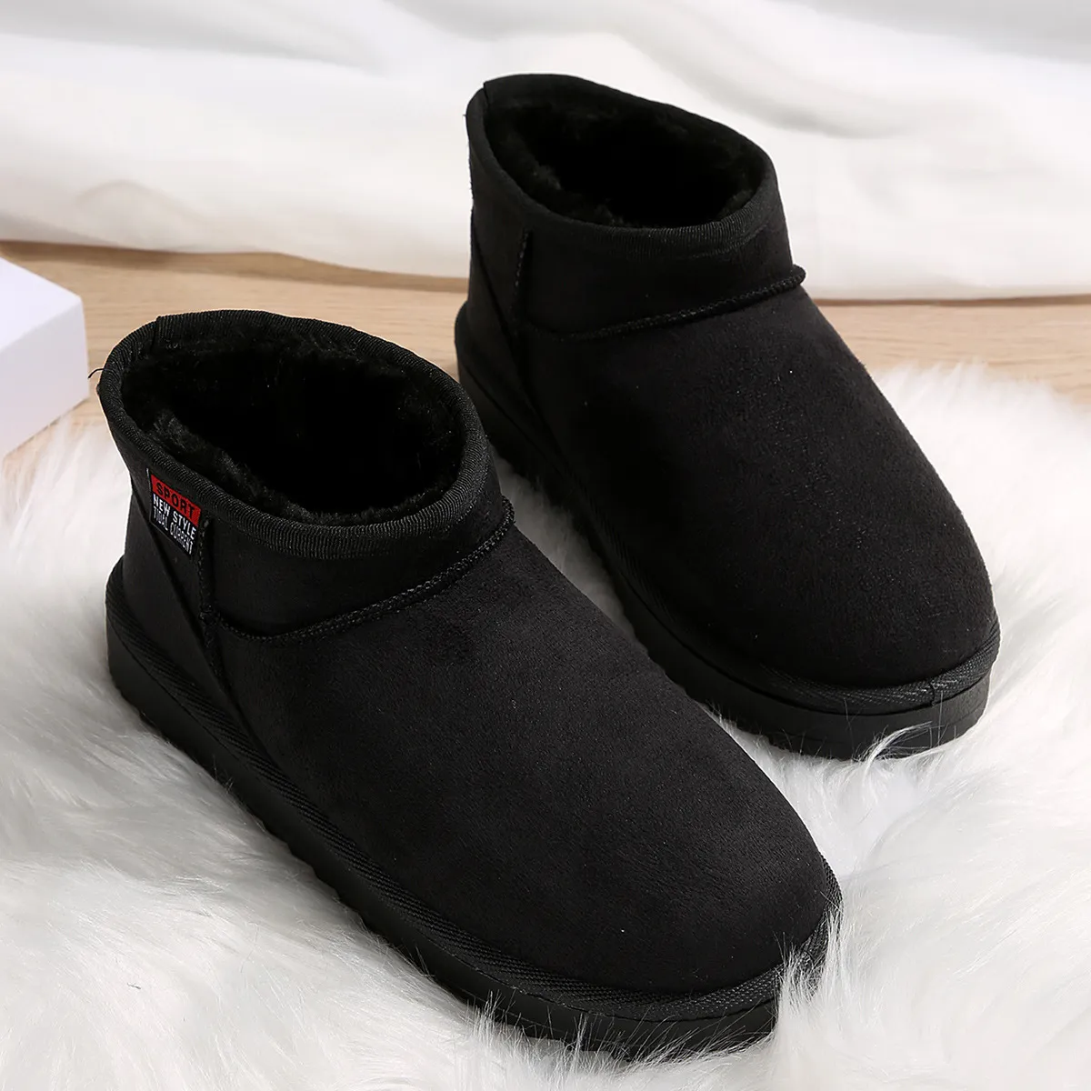 Women's Plush Lined Snow Boots For Winter Comfort And Warmth_voghion.com