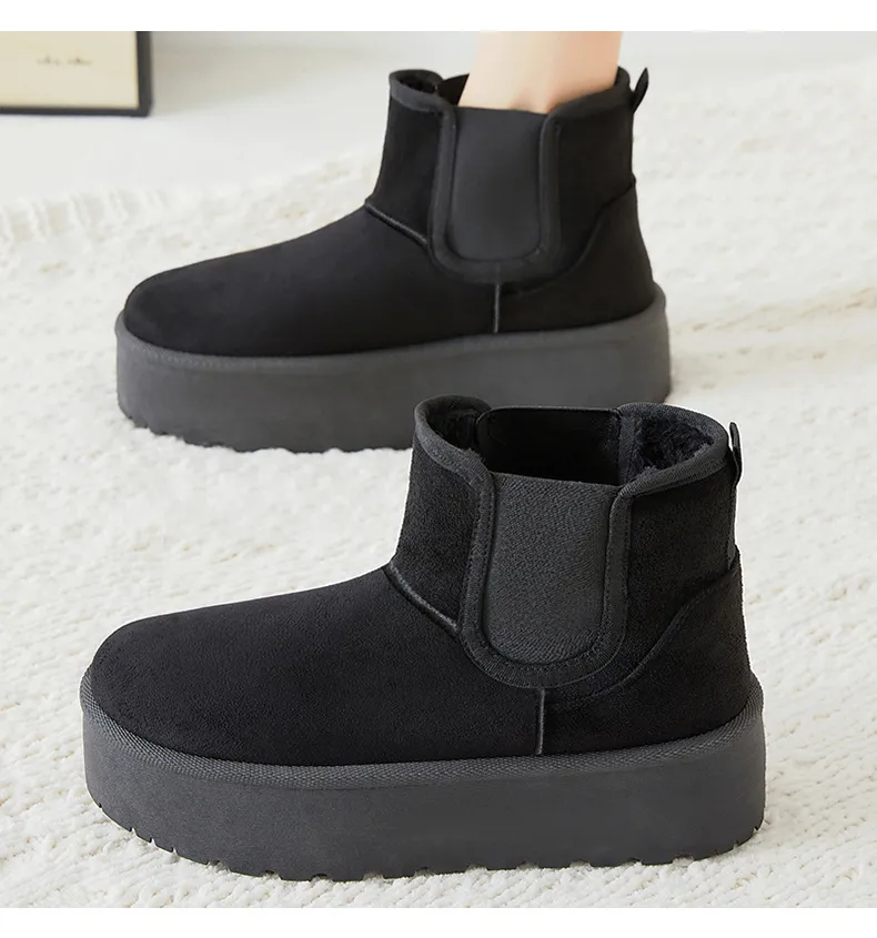 Free Delivery Designer Woman Short Low Cut Wear Resistant And Non Slip Casual Boots_voghion.com