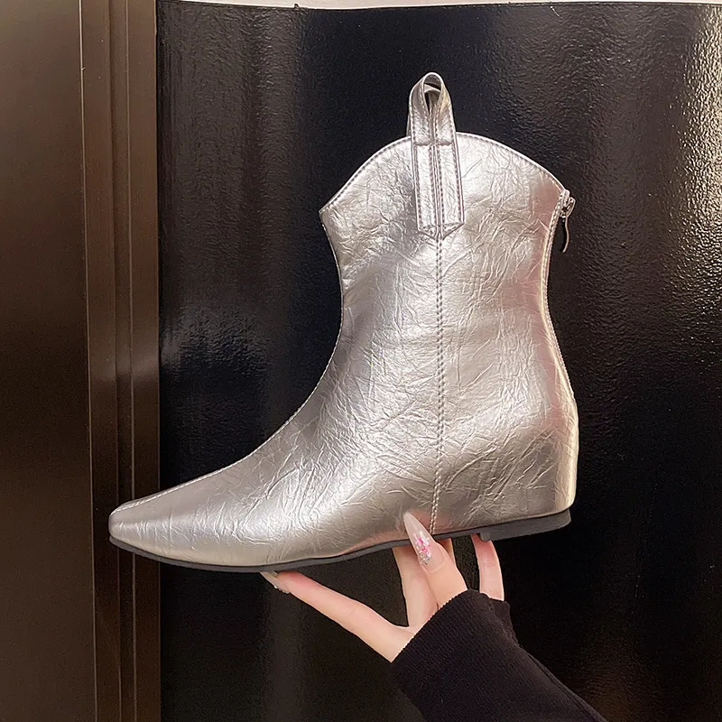Free Delivery Designer Woman Mid Top Martin Warm Anti Slip And Wear Resistant Workwear Boots_voghion.com