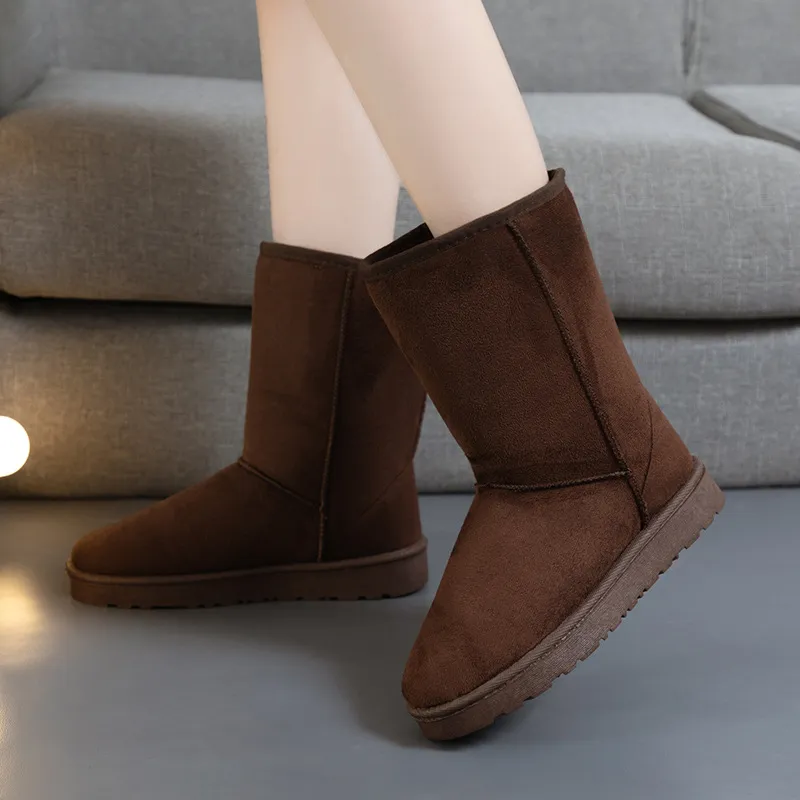 Women's Comfortable Warm Fleece Lined Hiking Boots Non-slip_voghion.com