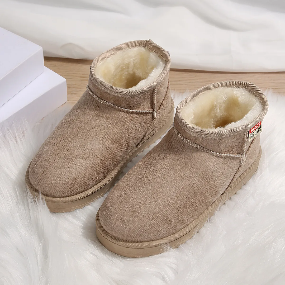 Women's Plush Lined Snow Boots For Winter Comfort And Warmth_voghion.com