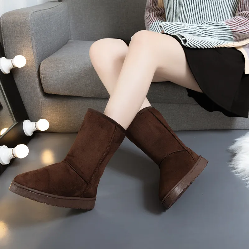 Women's Comfortable Warm Fleece Lined Hiking Boots Non-slip_voghion.com