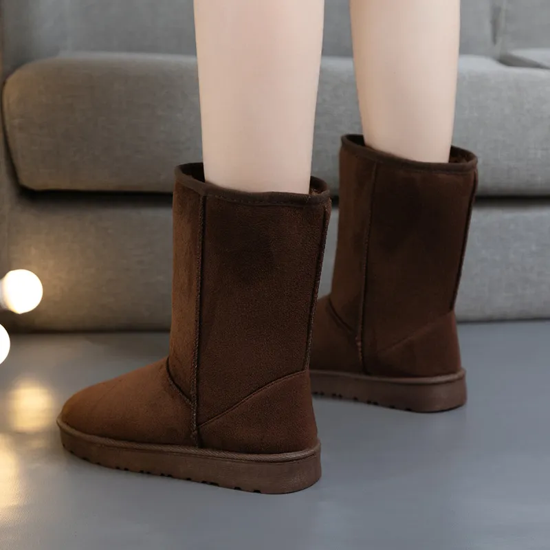 Women's Comfortable Warm Fleece Lined Hiking Boots Non-slip_voghion.com