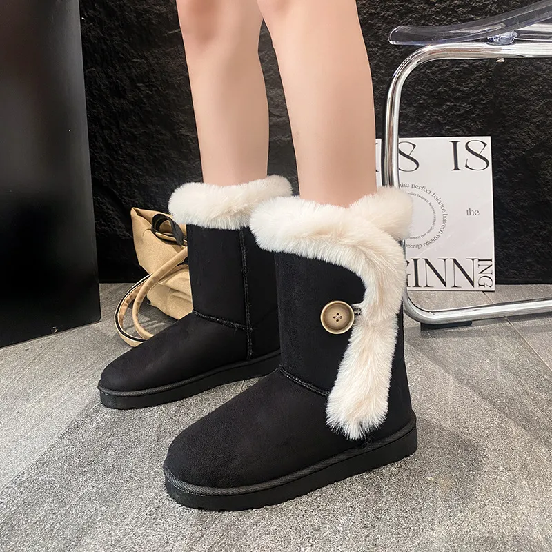 new Free Delivery Designer Woman Fashionable Single With Slim Midsole And Thick Heel Motorcycle Boots_voghion.com