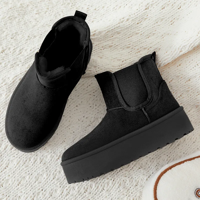 Free Delivery Designer Woman Short Low Cut Wear Resistant And Non Slip Casual Boots_voghion.com