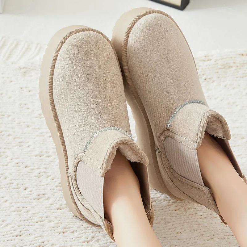 Free Delivery Designer Woman Short Low Cut Wear Resistant And Non Slip Casual Boots_voghion.com