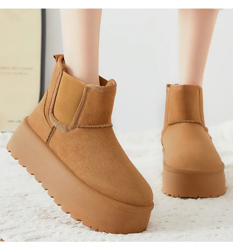 Free Delivery Designer Woman Short Low Cut Wear Resistant And Non Slip Casual Boots_voghion.com