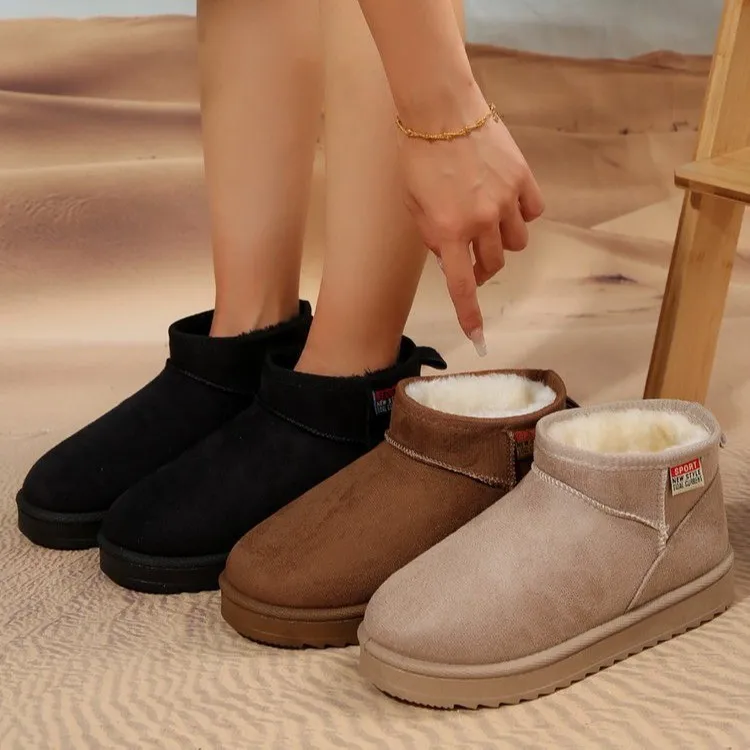 hot Free Delivery Designer Woman Cotton With Plush Midsole Snow Boots For High Comfort And Warmth_voghion.com