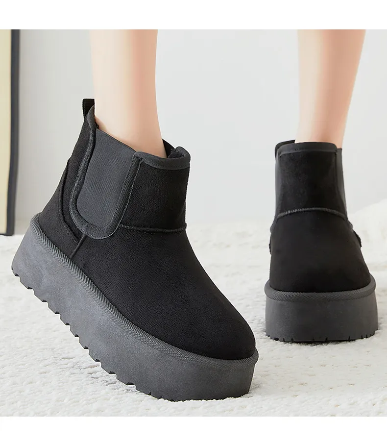Free Delivery Designer Woman Short Low Cut Wear Resistant And Non Slip Casual Boots_voghion.com