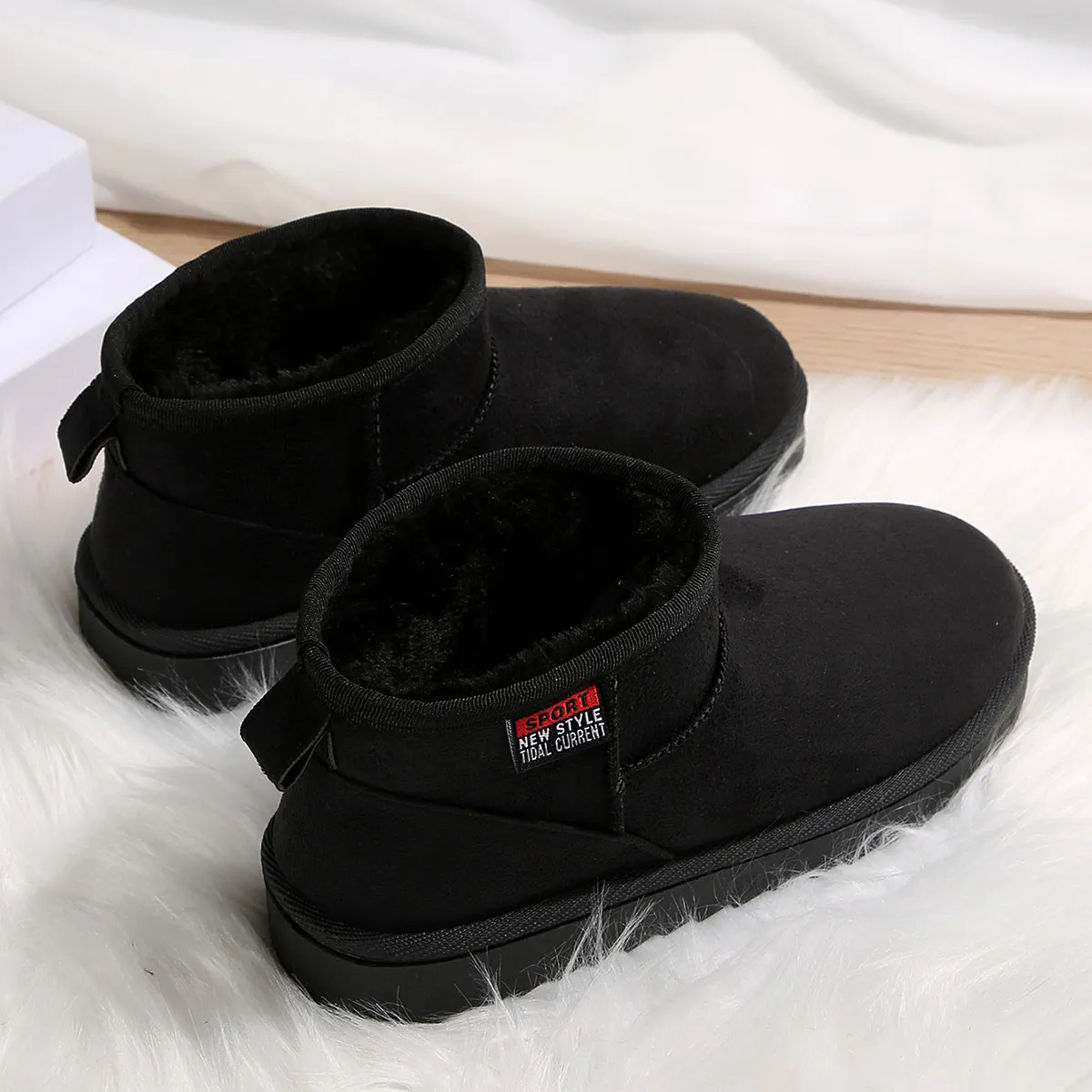 Women's Plush Lined Snow Boots For Winter Comfort And Warmth_voghion.com