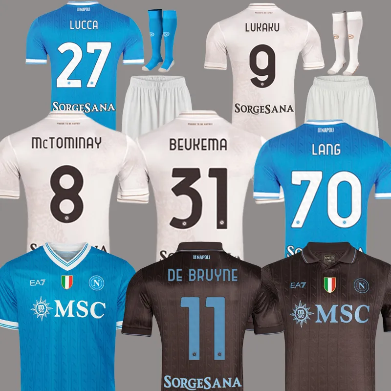 25-26 ナポリ ユニホーム ジャージ 11番 DE BRUYNE L ‌25-26