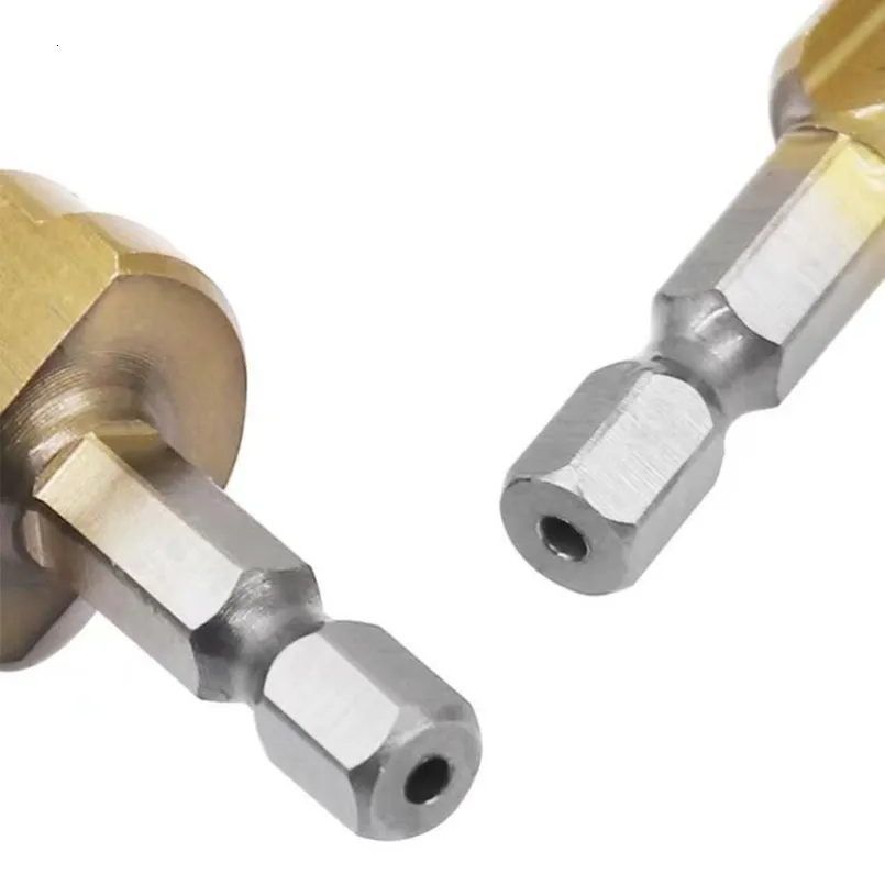 Stappenboor Set 5-delig Titanium Coated