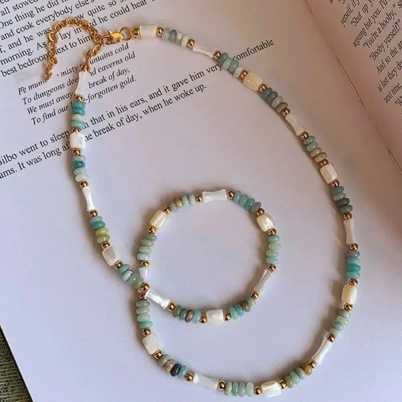 Minar Handmade Green Natural Stone Shell Bamboo Joint... From Jiu05 ...
