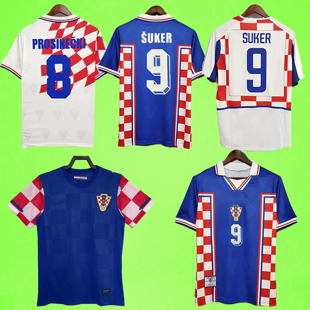 Save Big on Bulk Vintage Croatia Jersey New Retro Croatia Soccer Jerseys  MEN KIDS KIT 25 26 WOMEN MODRIC MAJER Croatie GVARDIOL KOVACIC SUKER 1994 