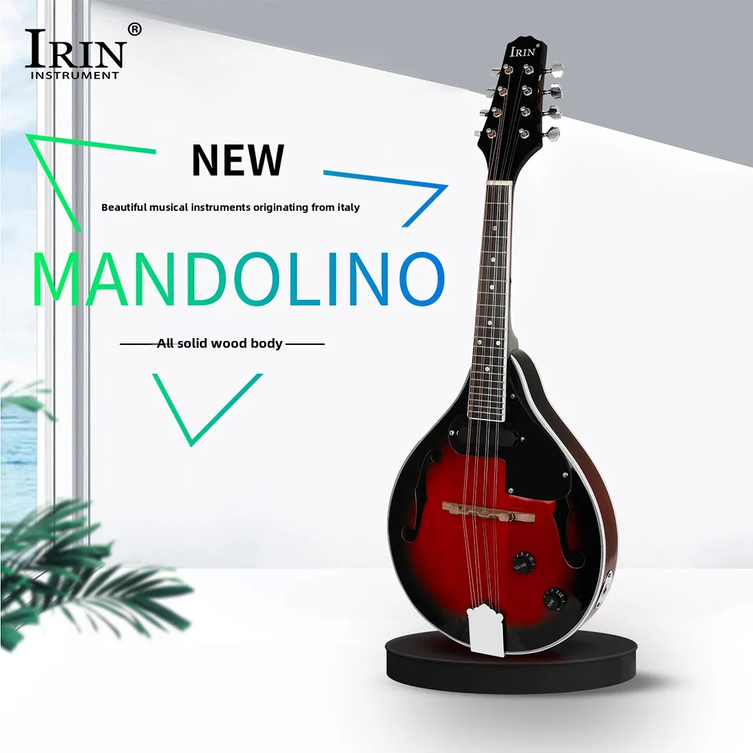 IRIN 8 String Electric Mandolin Handmade Sunset... From ...