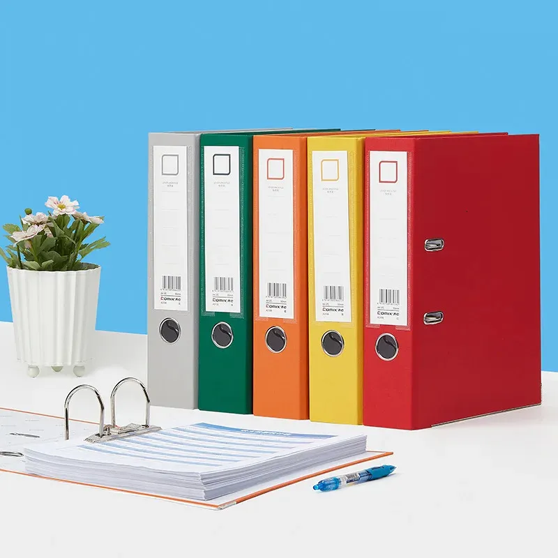Multicolor Large A4 Lever Arch File Binder Heavy Duty 3 Ring Organizer ...