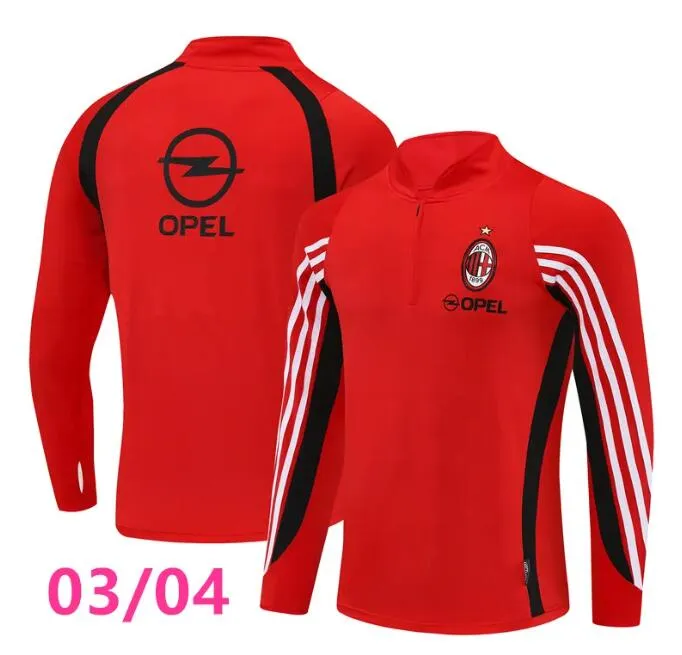 Retro AC Long Sleeve Soccer Shirt Classic Vintage From