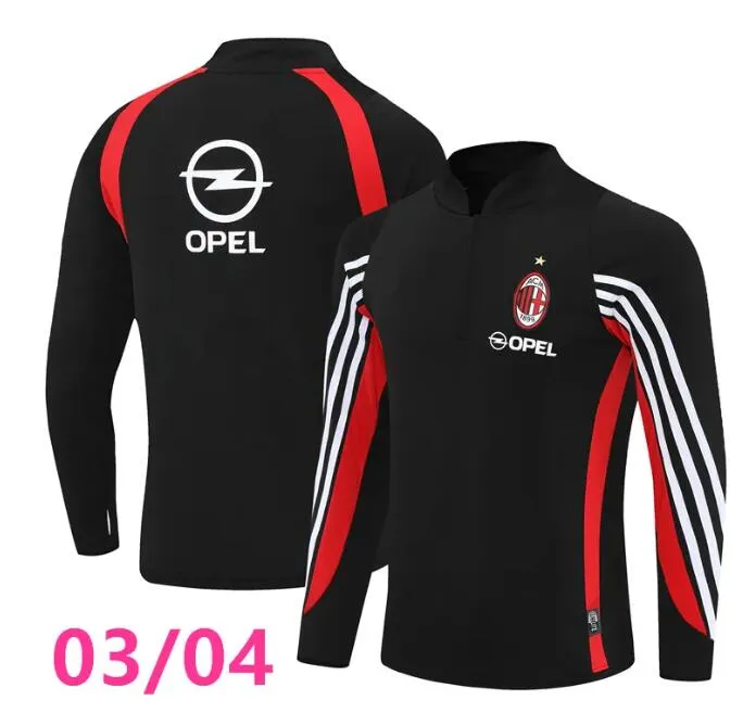 Retro AC Long Sleeve Soccer Shirt Classic Vintage From
