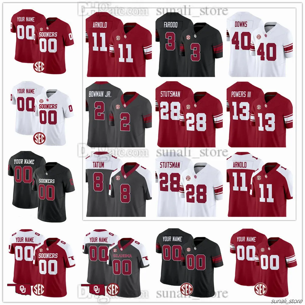 Save Big on Bulk University Of Oklahoma Football Jersey Oklahoma Sooners  Football Jersey College Stitched OSU Jersey, Mateer, Ott, Kearney More 