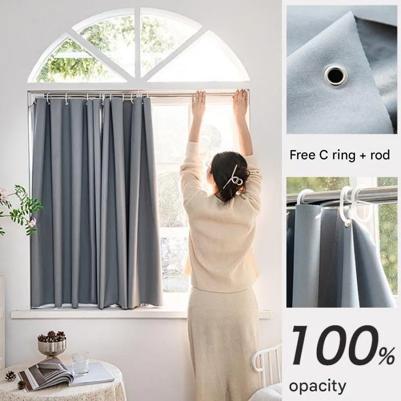 Acquista 1 pz 100*130 cm Moderne Tende Oscuranti per Soggiorno camera Da Letto Tende Della Finestra di Colore Solido Tende Pronte in Italia a partire da 16