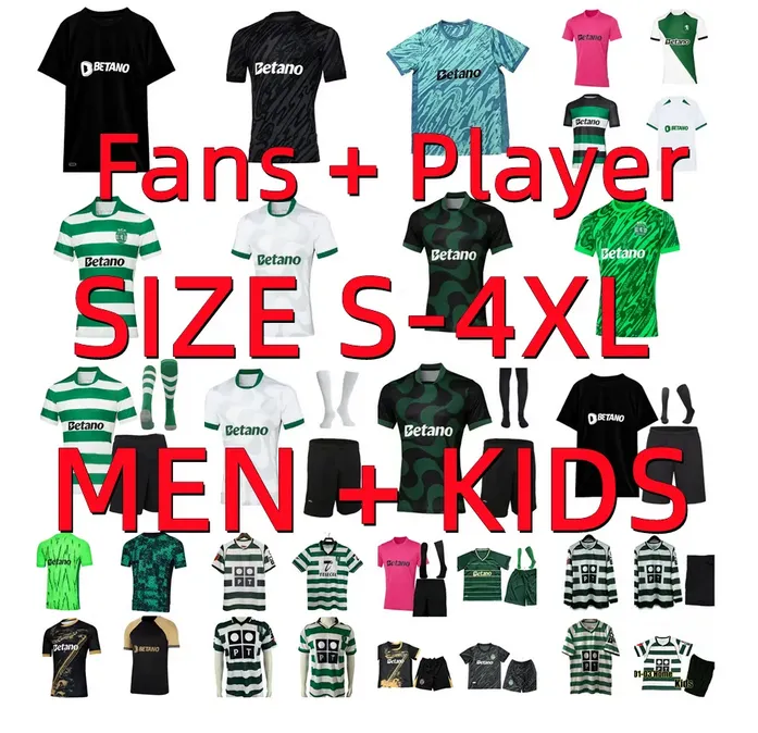 24 25 26 Sporting CP Lisbons Soccer Jerseys 2025 2026 Lisboa