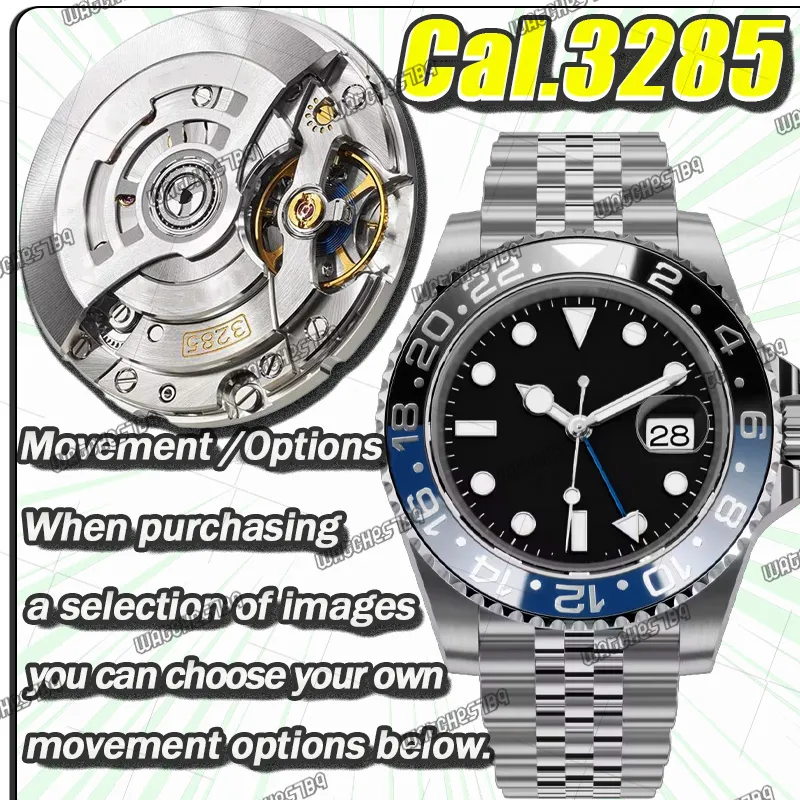 Mens Clean Factory 40MM Cal.3285 Movement Police From