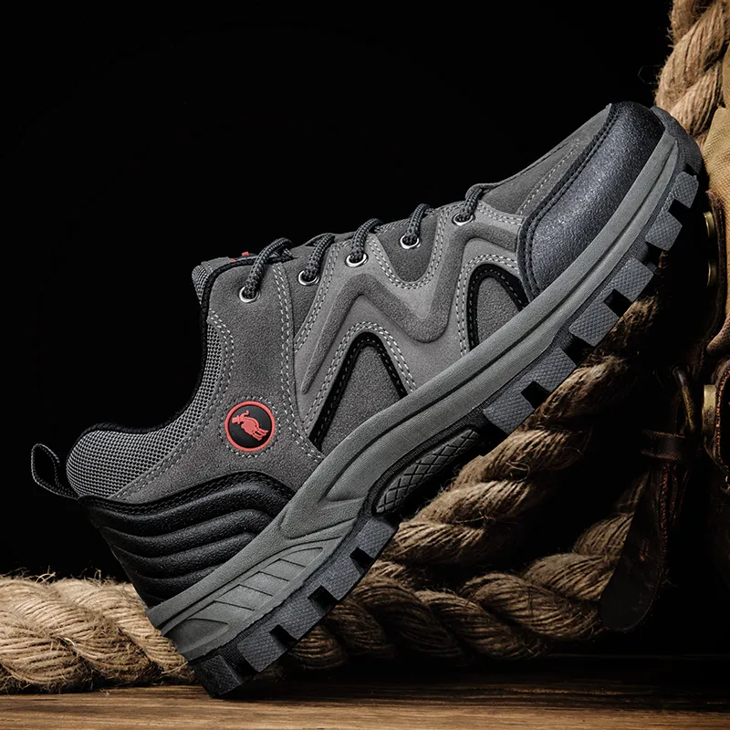 PROTECTCAMEL Designer Free Shipping Hot Outdoor Sports Running Trainer Anti-slip Comfortable Hiking Shoes For Men Brown_voghion.com