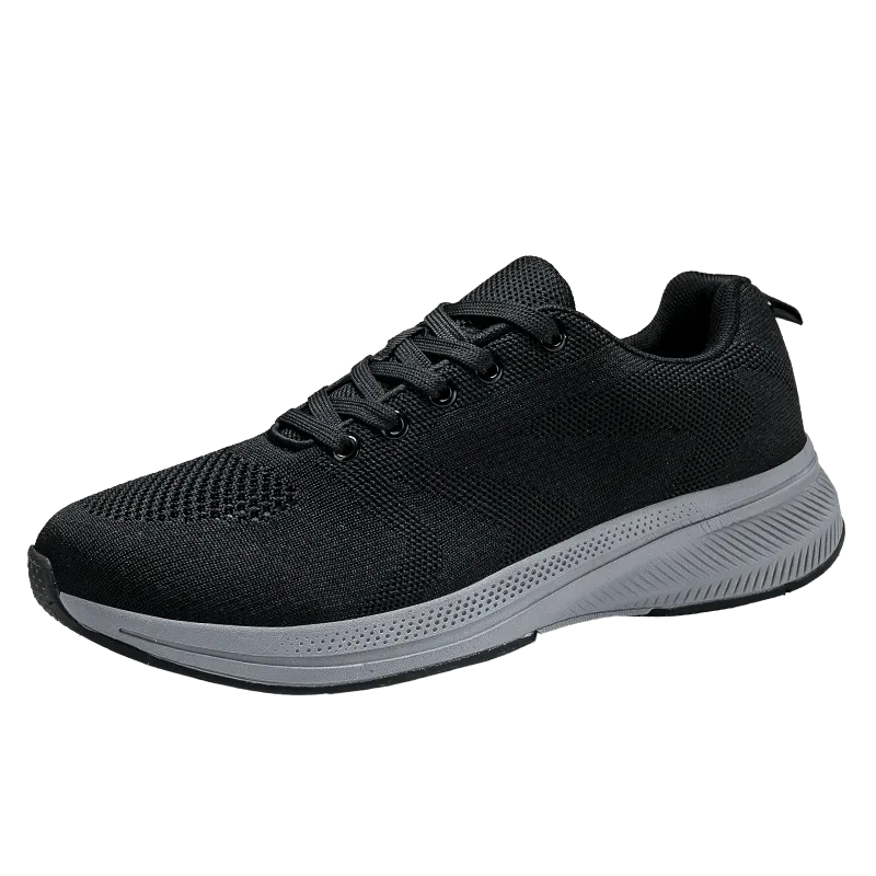 PROTECTCAMEL Designer Free Shipping Hot Selling Outdoor Running Casual Trainer Breathable Sports Shoes Black Grey_voghion.com