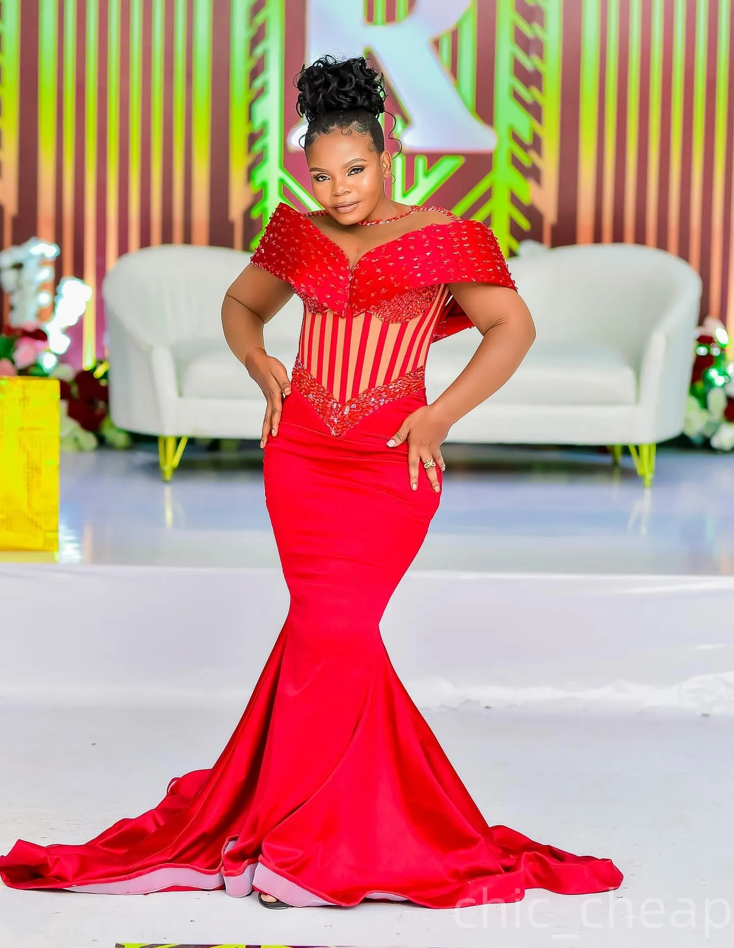 red prom dresses 2025 dress with roses red prom.dresses Red Strapless Tiered Ruffled Prom Sweetheart Tulle Ball Gown A  Viniodress Body Shape 56964 Sherri Hill