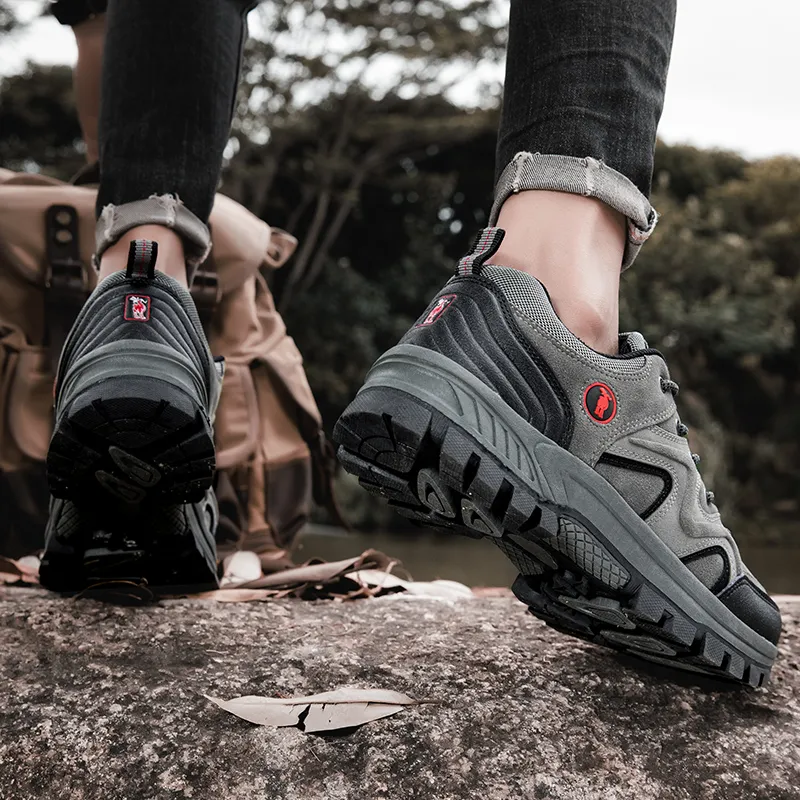 PROTECTCAMEL Designer Free Shipping Hot Outdoor Sports Running Trainer Anti-slip Comfortable Hiking Shoes For Men Brown_voghion.com