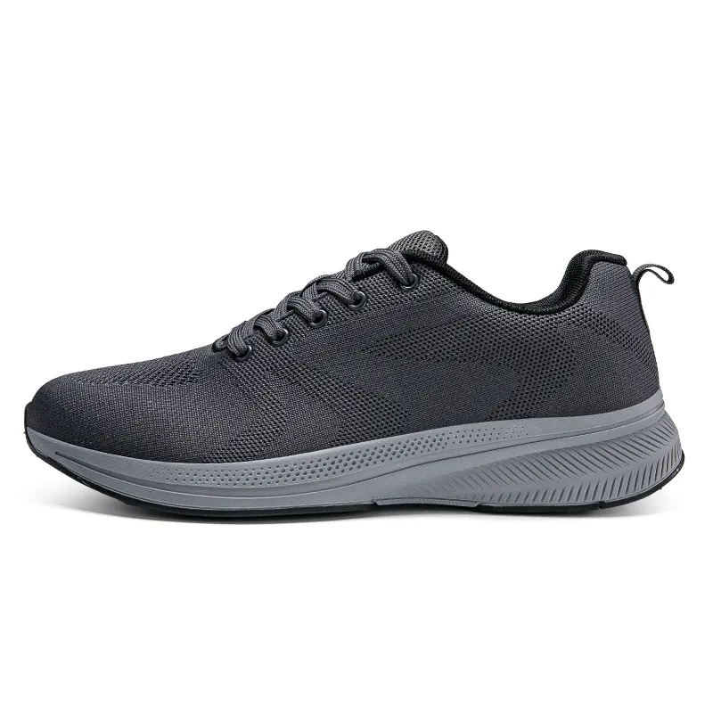 PROTECTCAMEL Designer Free Shipping Hot Selling Outdoor Running Casual Trainer Breathable Sports Shoes Black Grey_voghion.com