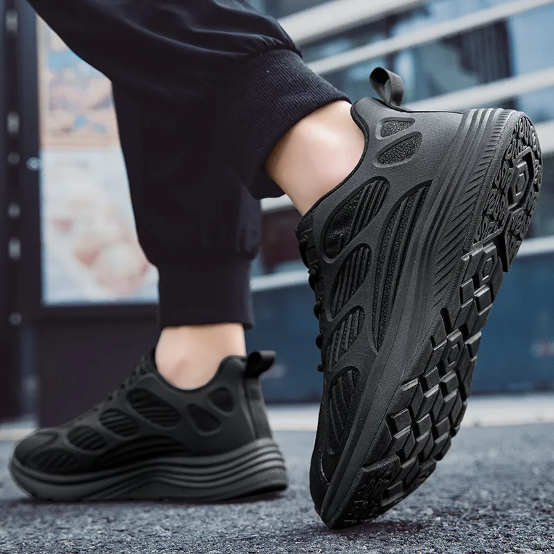 PROTECTCAMEL Designer Free Shipping Hot Outdoor Sports Running Anti-slip Anti-friction Hiking Shoes For Men Black_desvips.com
