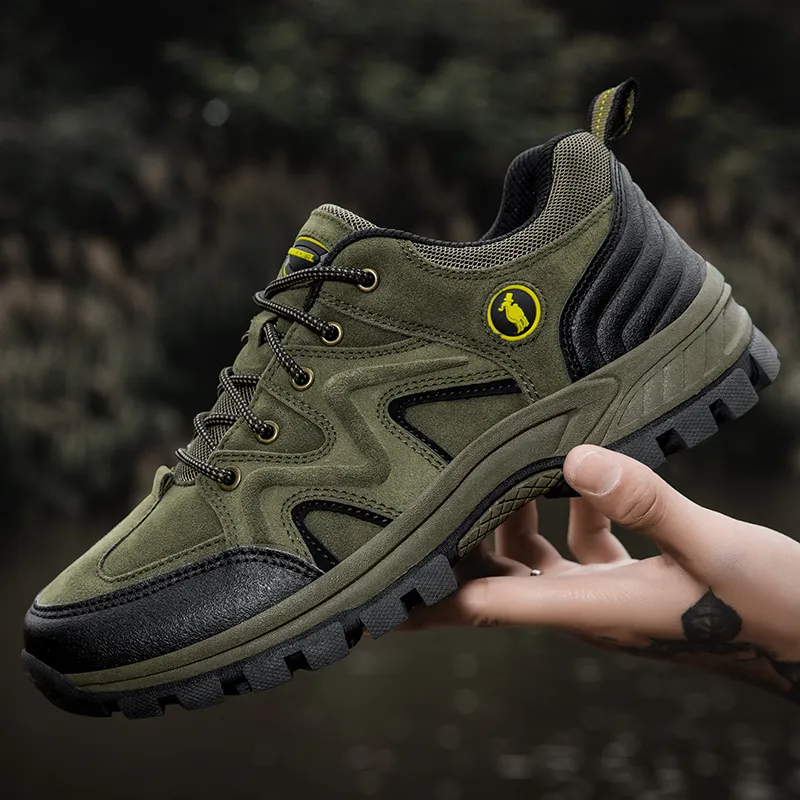 PROTECTCAMEL Designer Free Shipping Hot Outdoor Sports Running Trainer Anti-slip Comfortable Hiking Shoes For Men Brown_voghion.com