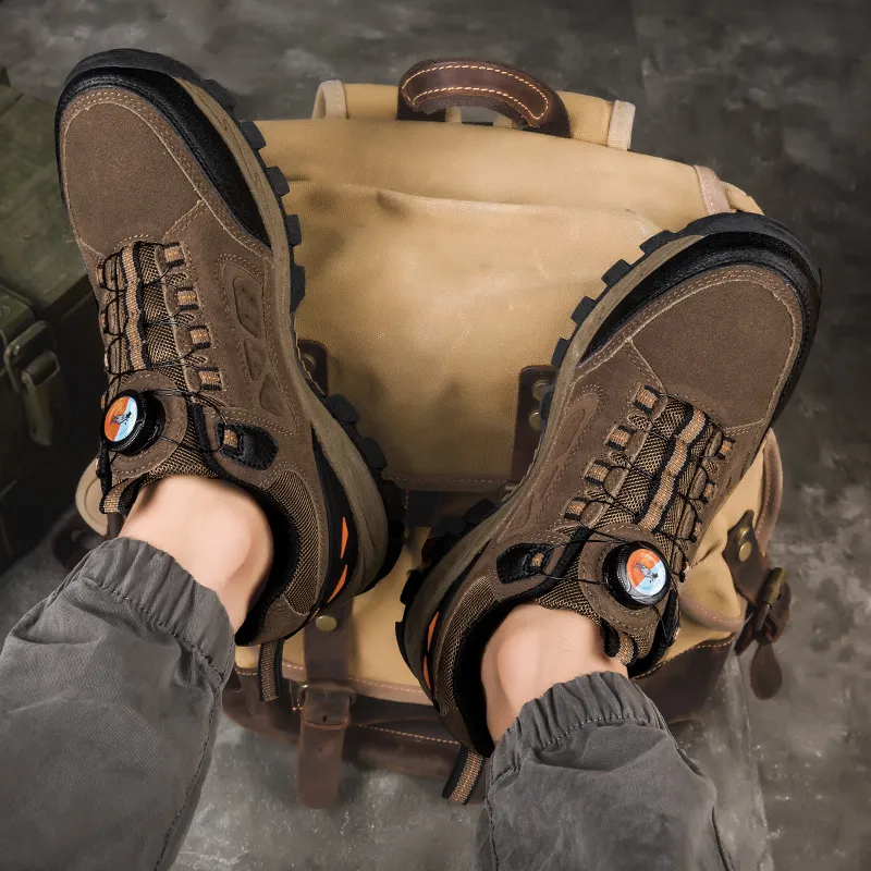 PROTECTCAMEL Designer Free Shipping Hot Outdoor Sports Running Trainer Anti-friction Anti-slip Hiking Shoes For Men Grey_voghion.com