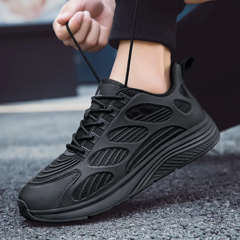 PROTECTCAMEL Designer Free Shipping Hot Outdoor Sports Running Anti-slip Anti-friction Hiking Shoes For Men Black_desvips.com