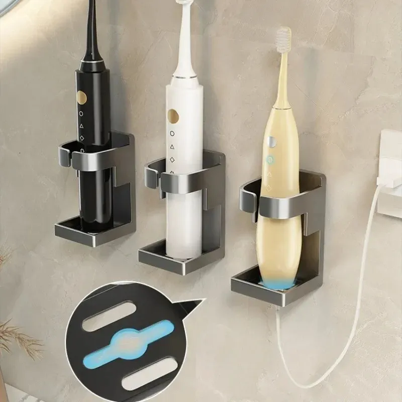 iHave Portaspazzolino da parete con dispenser per dentifricio, facile