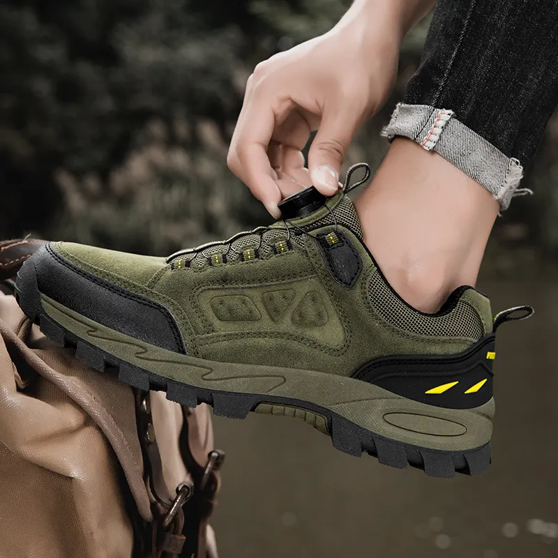 PROTECTCAMEL Designer Free Shipping Hot Outdoor Sports Running Trainer Anti-friction Anti-slip Hiking Shoes For Men Grey_voghion.com