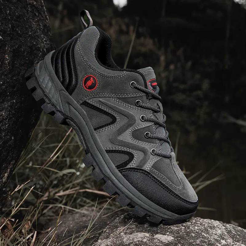 PROTECTCAMEL Designer Free Shipping Hot Outdoor Sports Running Trainer Anti-slip Comfortable Hiking Shoes For Men Brown_voghion.com