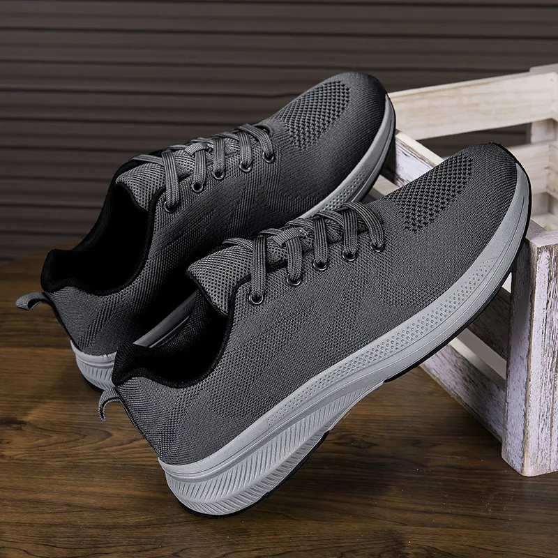 PROTECTCAMEL Designer Free Shipping Hot Selling Outdoor Running Casual Trainer Breathable Sports Shoes Black Grey_voghion.com