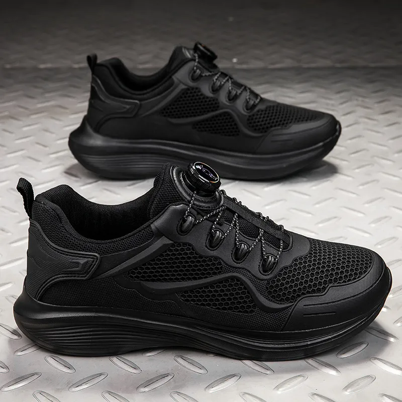 PROTECTCAMEL Designer Free Shipping Outdoor Sports Running Trainer Anti-slip Breathable Hiking Shoes For Men Black Beige_desvips.com