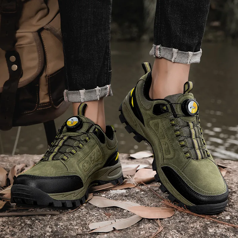 PROTECTCAMEL Designer Free Shipping Hot Outdoor Sports Running Trainer Anti-friction Anti-slip Hiking Shoes For Men Grey_voghion.com