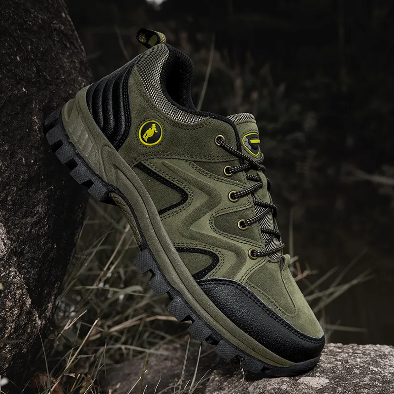 PROTECTCAMEL Designer Free Shipping Hot Outdoor Sports Running Trainer Anti-slip Comfortable Hiking Shoes For Men Brown_voghion.com