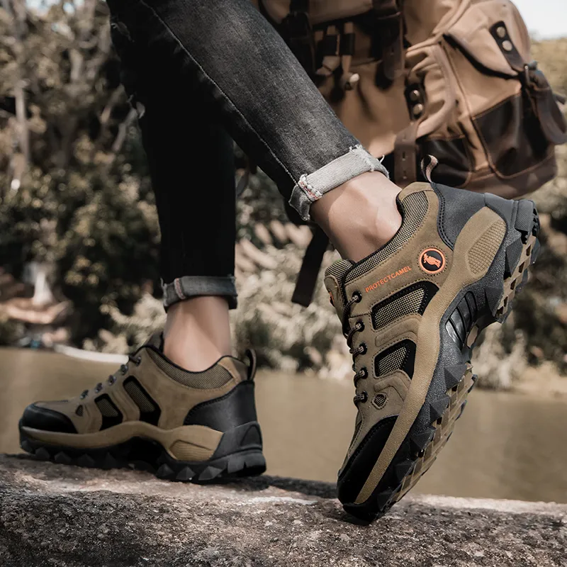 PROTECTCAMEL Designer Free Shipping Hot Outdoor Sports Running Trainer Anti-slip Hiking Shoes For Men_voghion.com