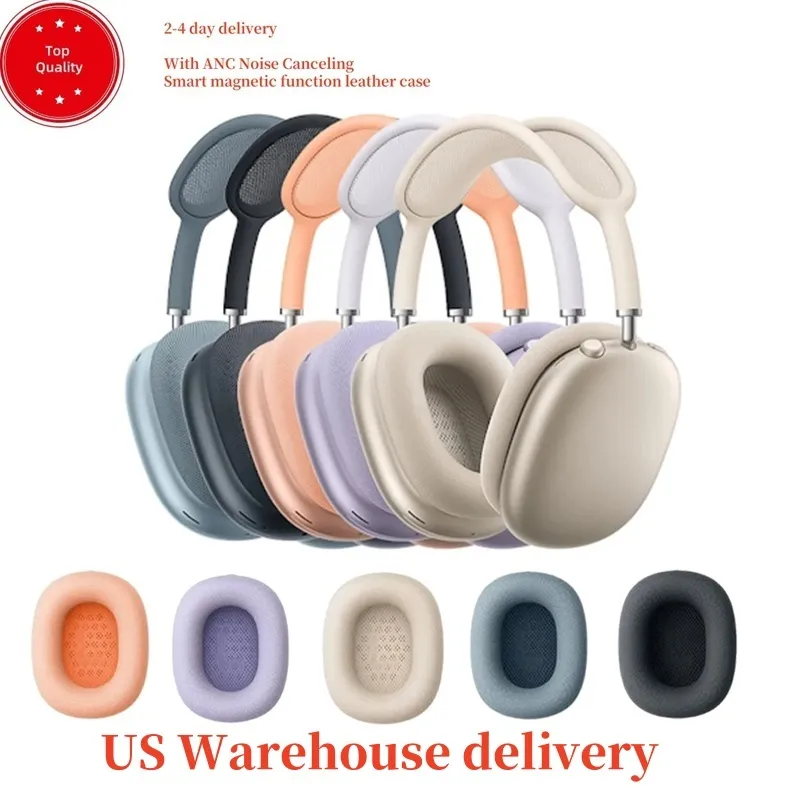 AirPods Max 2ケース：透明なTPUシリコン防水防水保護カバーAirPods