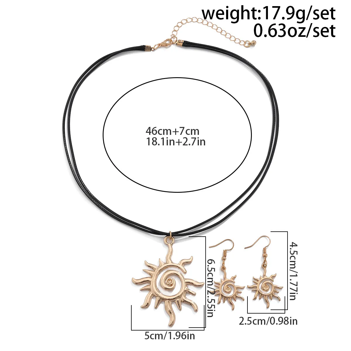 Boho layered choker necklace - België